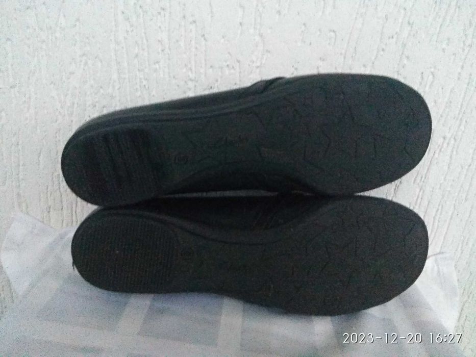 Туфли,балетки кожанние Clarks slim fit р. 41