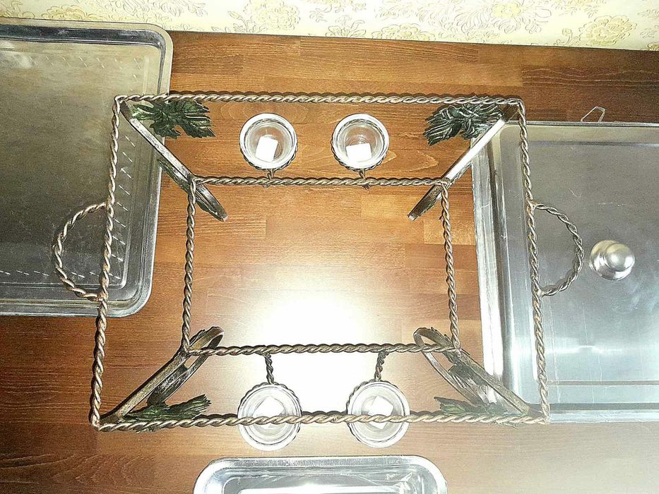 Садж. Блюдо для красивой подачи и подогрева блюд с мангала.