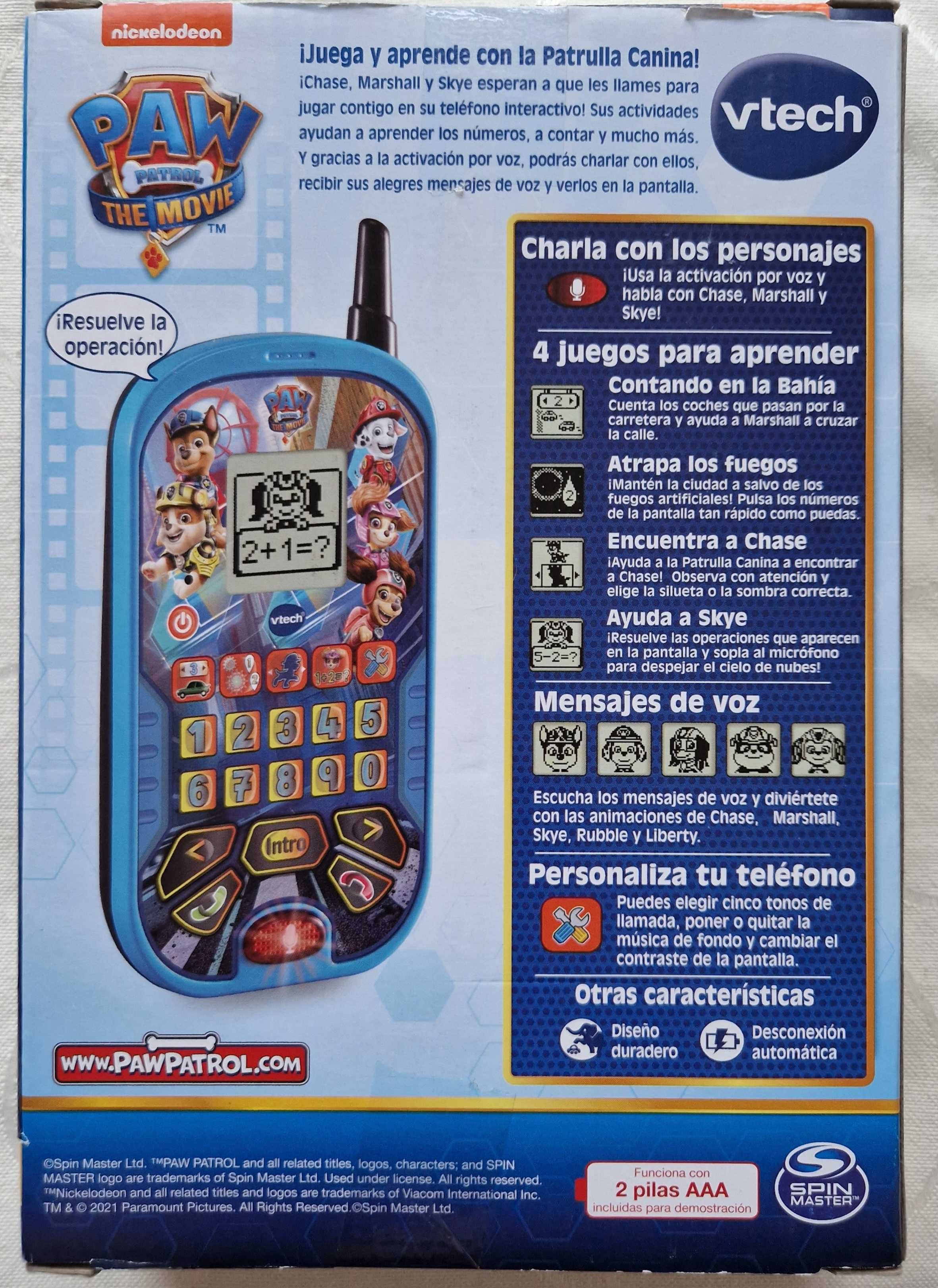 vtech telefon psi patrol j.hiszpański