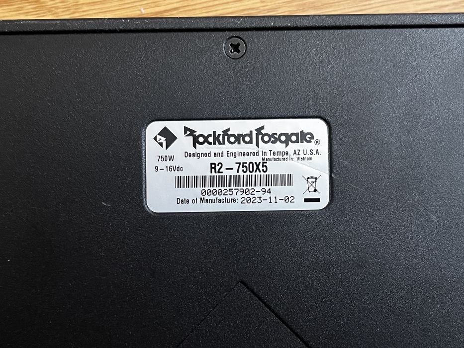 Rockford Fosgate 5-ти канальний підсилювач Prime R2-750X5