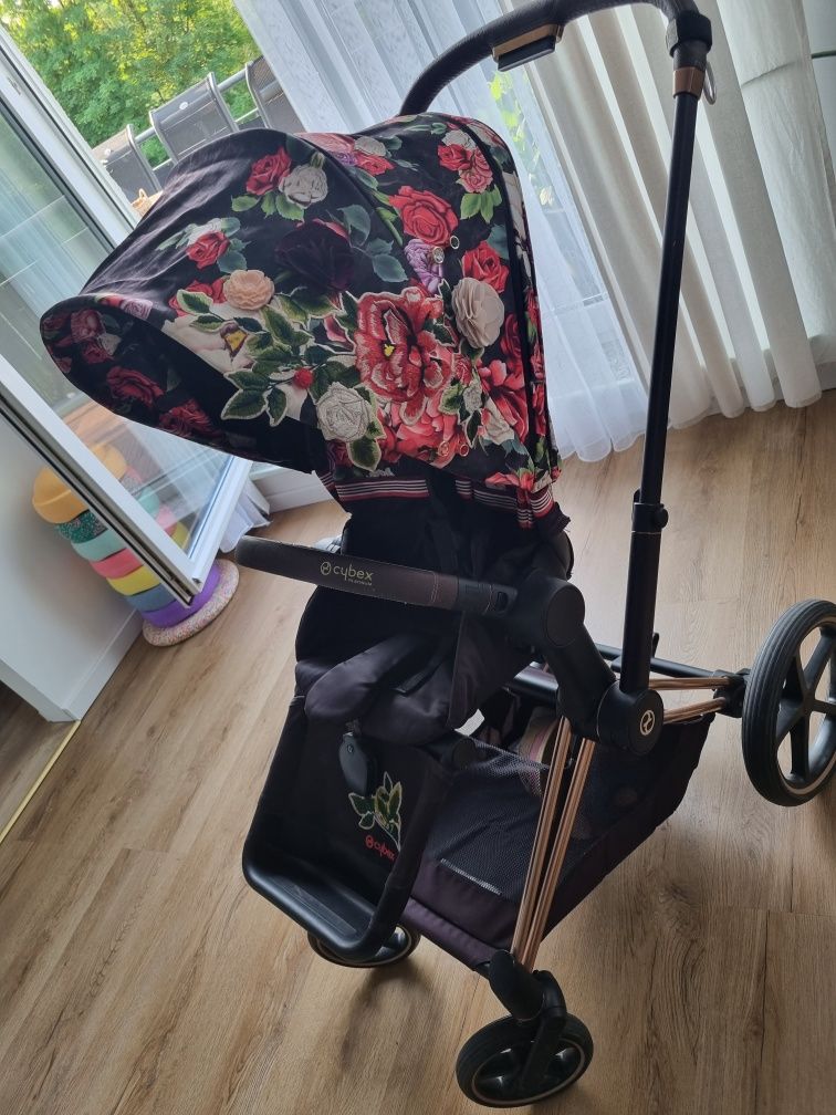 Tapicerka cybex spring blossom dark