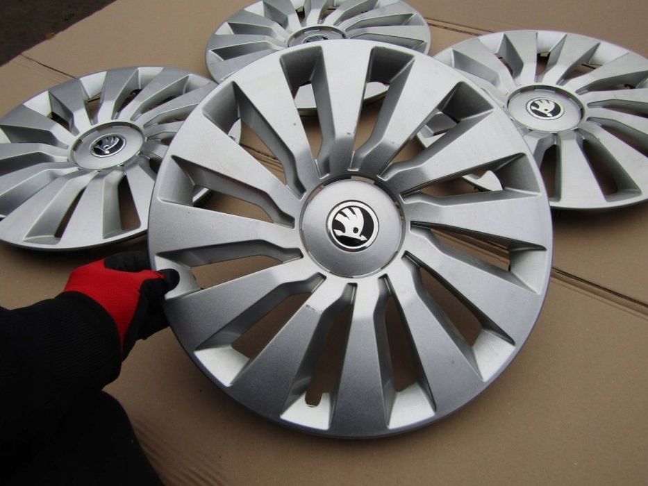 4x Kołpaki 16 Skoda Fabia Octavia III IV Kamiq Karoq Scala Superb Yeti