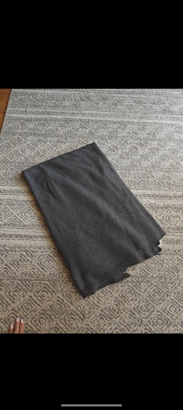Koc ikea szary 130x170
