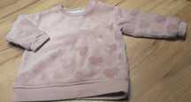 Różowa bluza H&M rozmiar 74