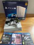 Konsola PS4 Pro 1 TB Biała + GRY