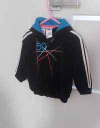 Bluza kurtka oryginalna dziewczęca adidas r. 86