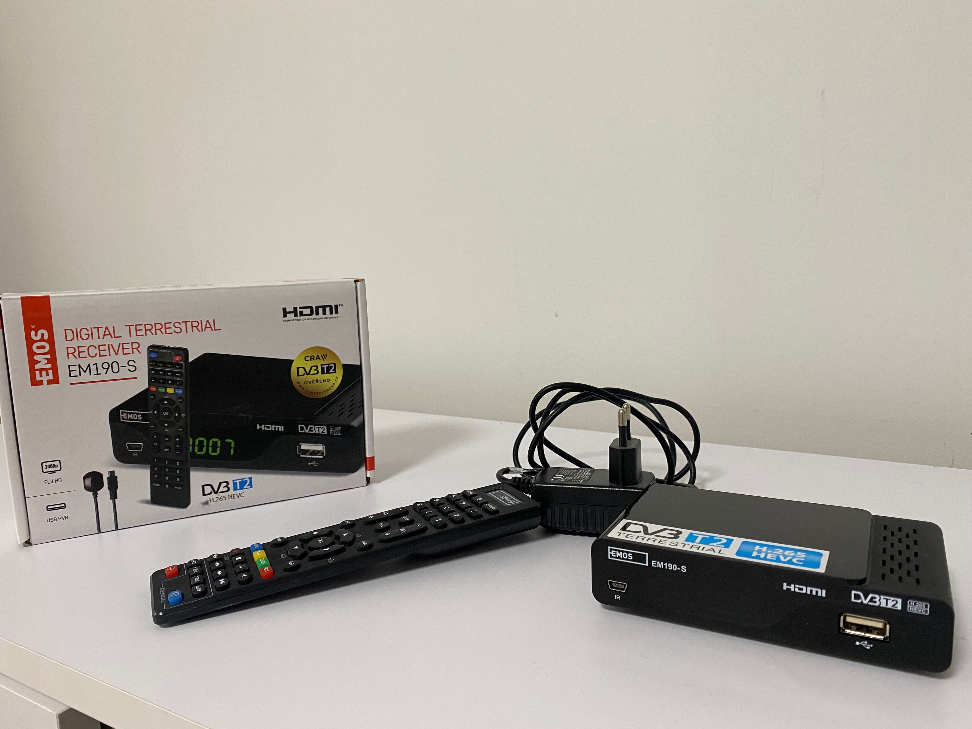 Dekoder TUNER TV DVB-T2 pilot, FULL HD TV naziemnej, nowy standard