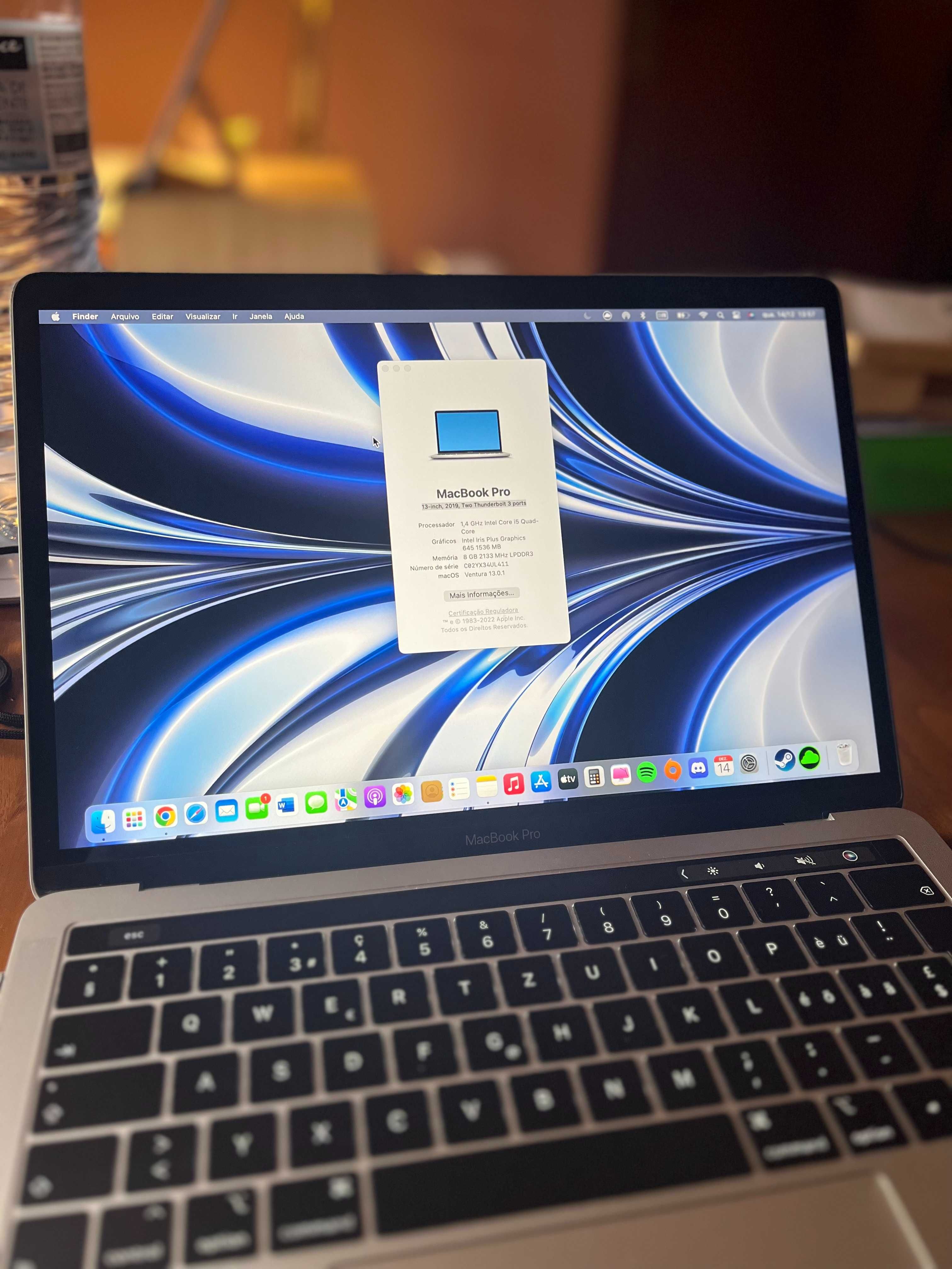 Macbook Pro 2019 (Touch bar)