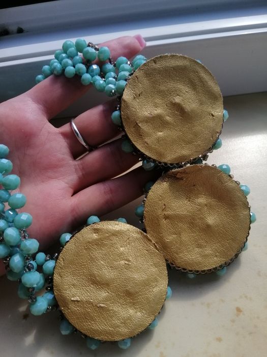 Намисто жіноче блакитне