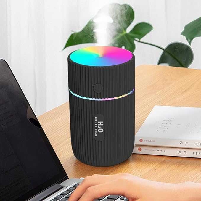 Nawilżacz powietrza usb led rgb dyfuzor zapachowy 220 ml