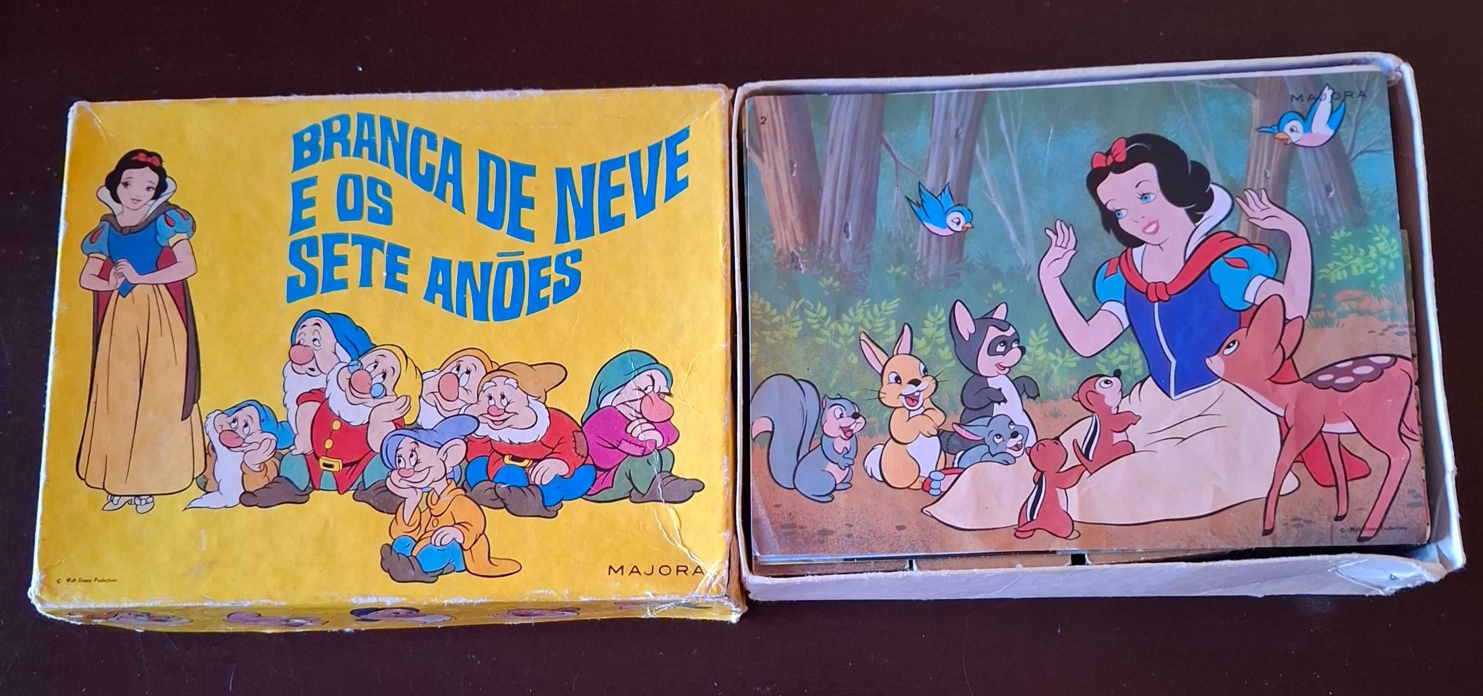 Branca de Neve e Os Sete Anões - Cubos Majora - Antigo