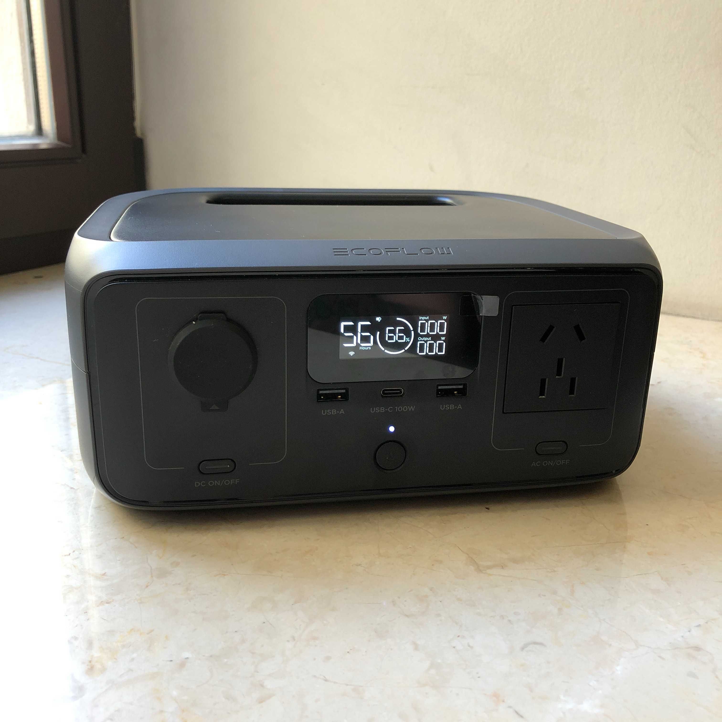 EcoFlow River 3 UPS 245Wh з LiFePO4, 300Вт | Нова + перехідник