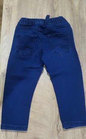 Nowe jeansowe spodnie 5.10.15,  rozm.98