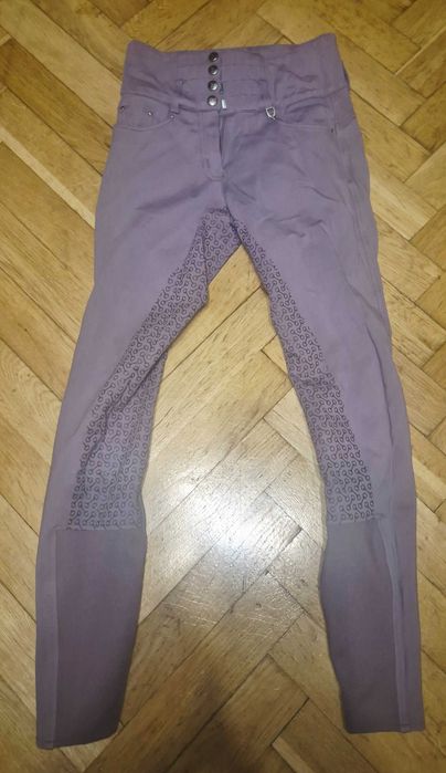 Bryczesy liliowe horze