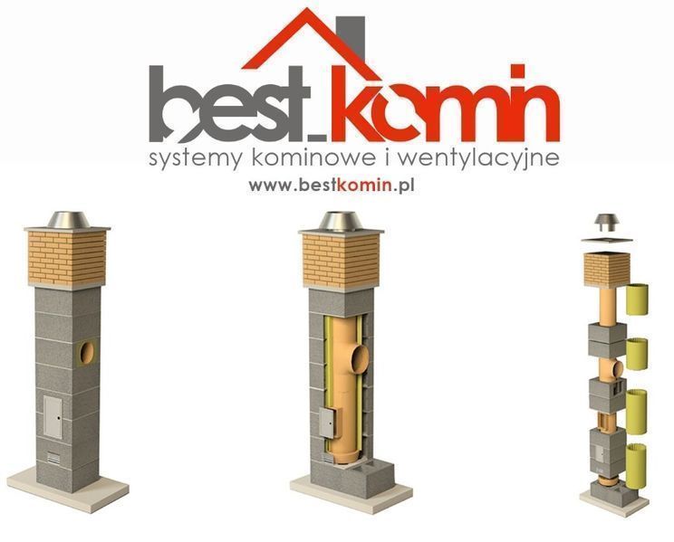 Komin systemowy Ceramiczny 8m KW+W2 Fi 180 200 BKU Wysyłka Gratis