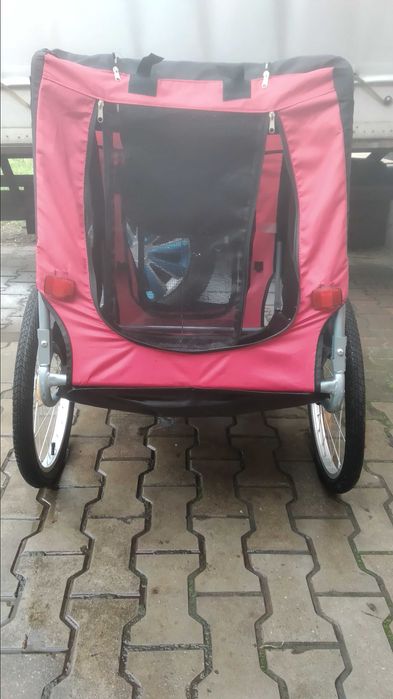 Przyczepka rowerowa. Składana.