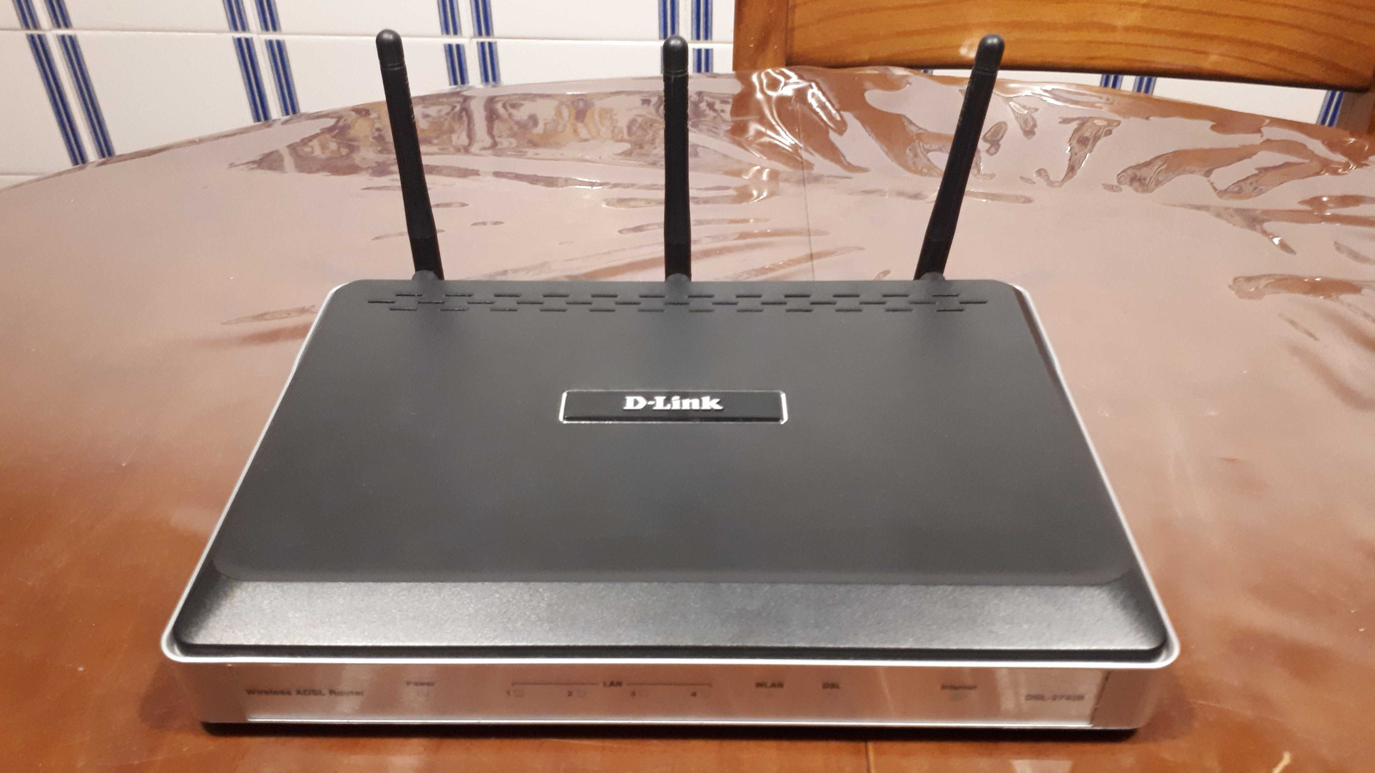 Router Thomson TG784 e D-Link DSL-2740