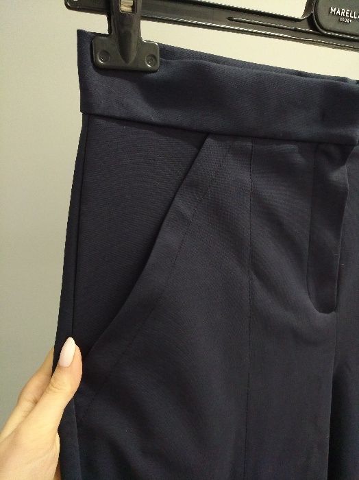 MAX&Co. grupa Maxmara spodnie nowe z metkami granat 38 M high waist