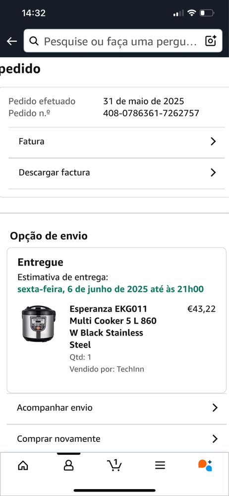 Esperanza EKG011 Multi Cooker 5 L