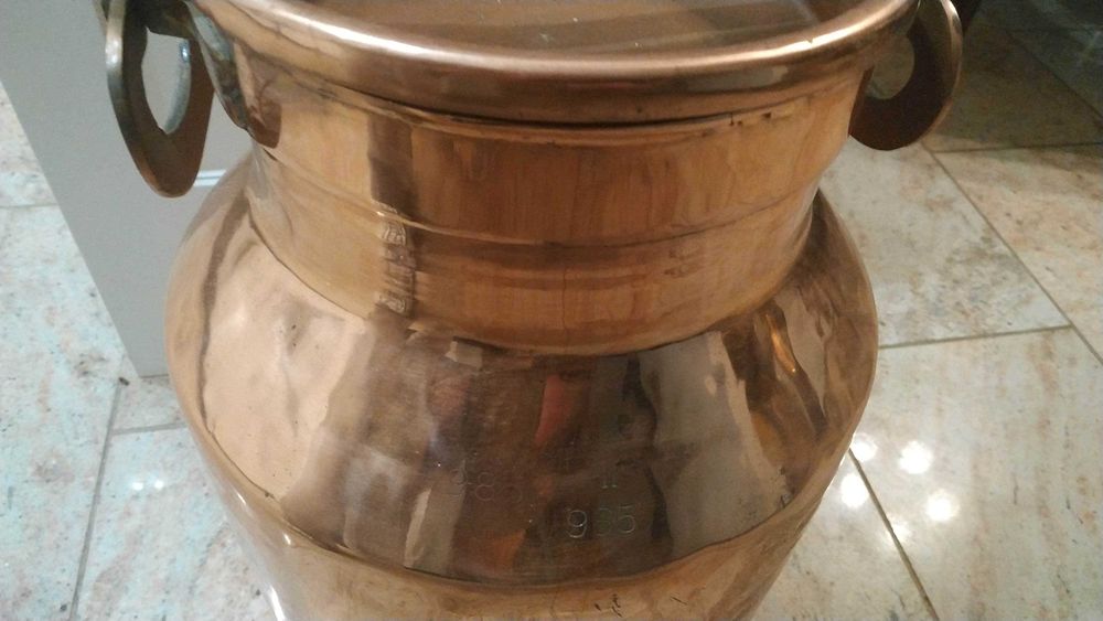 Złota kanka na mleko