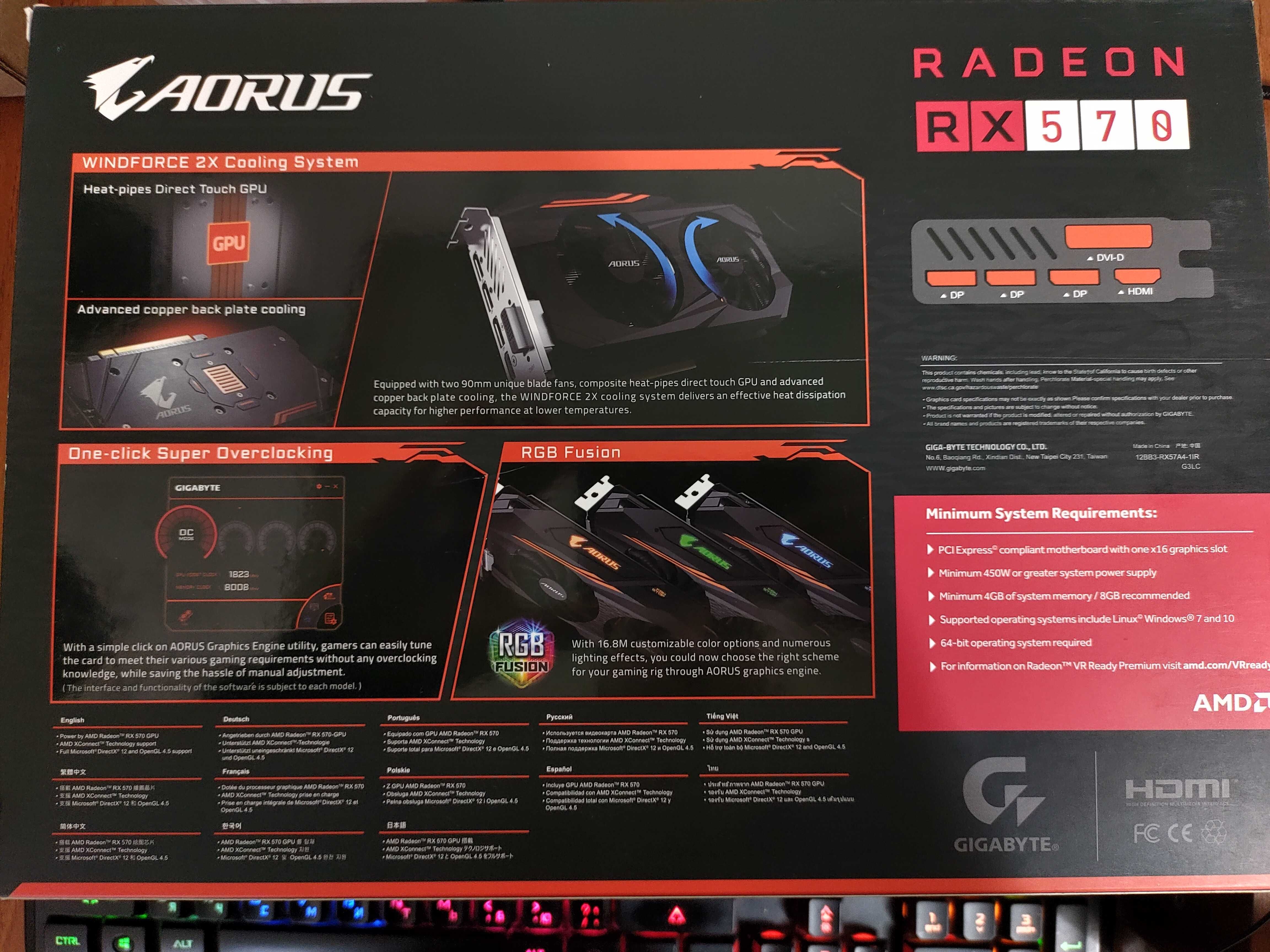 Gigabyte Radeon RX 570 4Gb Aorus