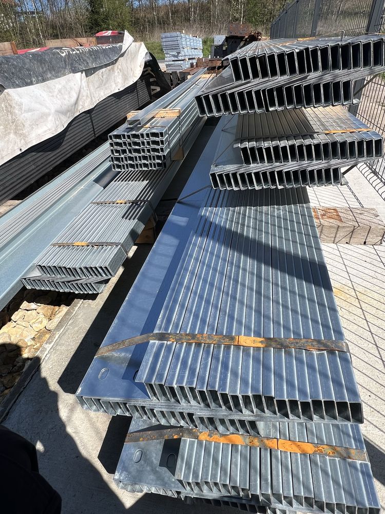 Konstrukcja Stalowa Jednospadowa Wiata Garaż 6x12  , 6m