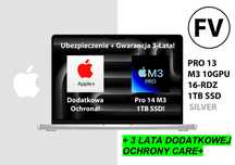 NOWY Apple MacBook Pro 14 M3 16rdz 1TB SSD GW+UBEZPIECZENIE 3-LATA! FV