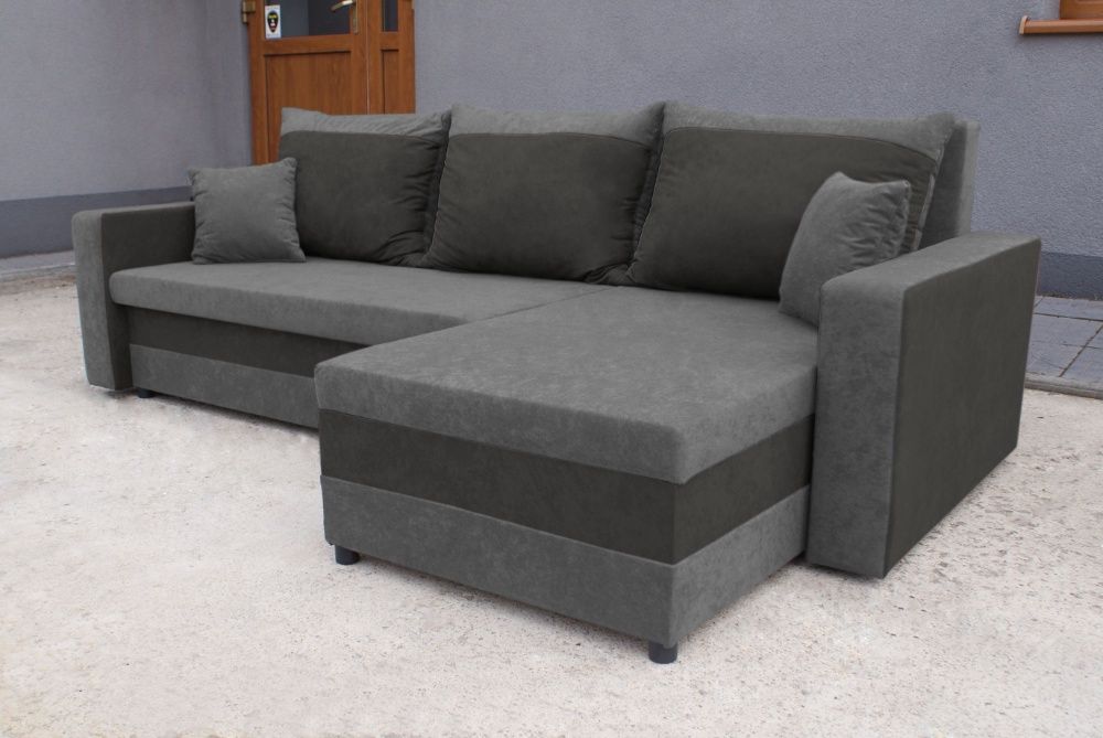 Narożnik Loft z funkcją spania! Kanapa Łóżko Rogówka Sofa