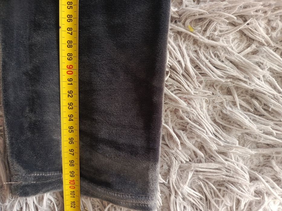 Spodnie getry damskie welurowe