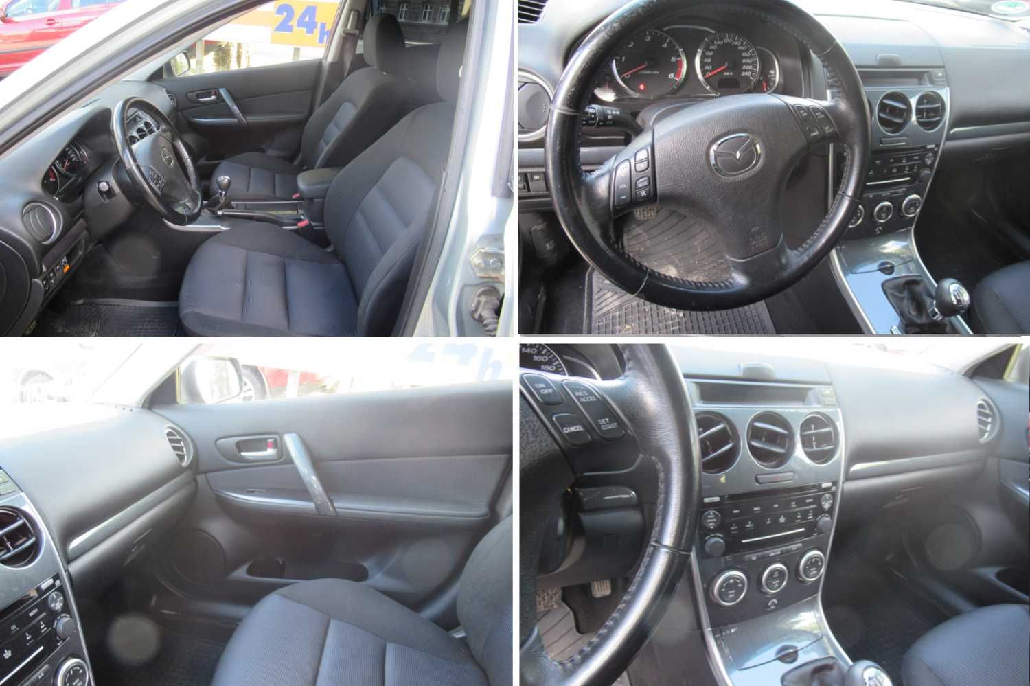 Mazda 6 czerwona kombi benzyna 1.8 piękna 2008r