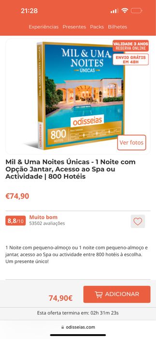 Mil e uma noite odisseia