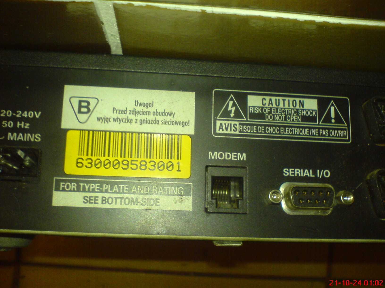 Dekoder DVB Philips DSX 6010 / 91D sprawny, używany