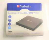 Nagrywarka CD combo z DVD Verbatim W9A7 zewnętrzna USB nero
