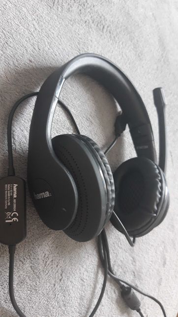 Słuchawki Hama -  USB czarne