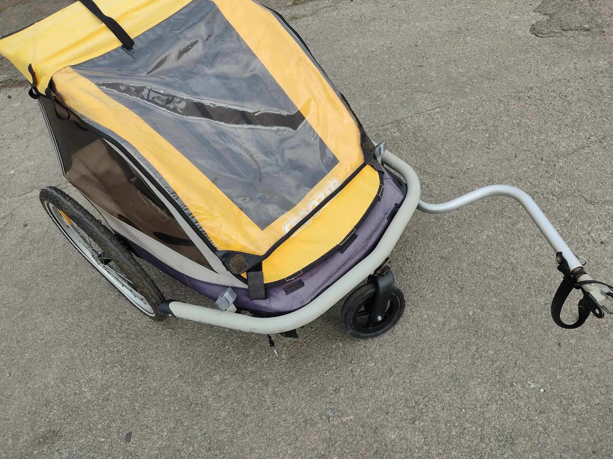 Wózek Croozer 525 przyczepka rowerowa riksza dla 1-2 dzieci 2w1