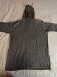 Blusa de Manga Comprida fina com Capuz, de Verão, hippie hoodie