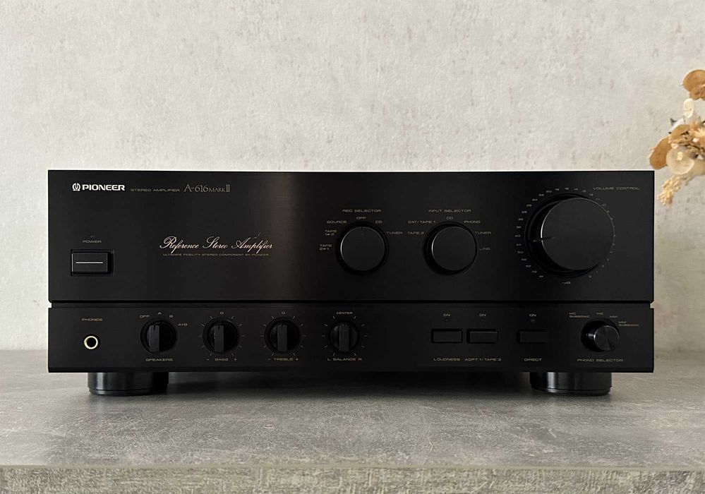 Підсилювач Pioneer A-616 MK II Японія (2 × 120 Вт / 4 Ом / БЖ 650 Вт)