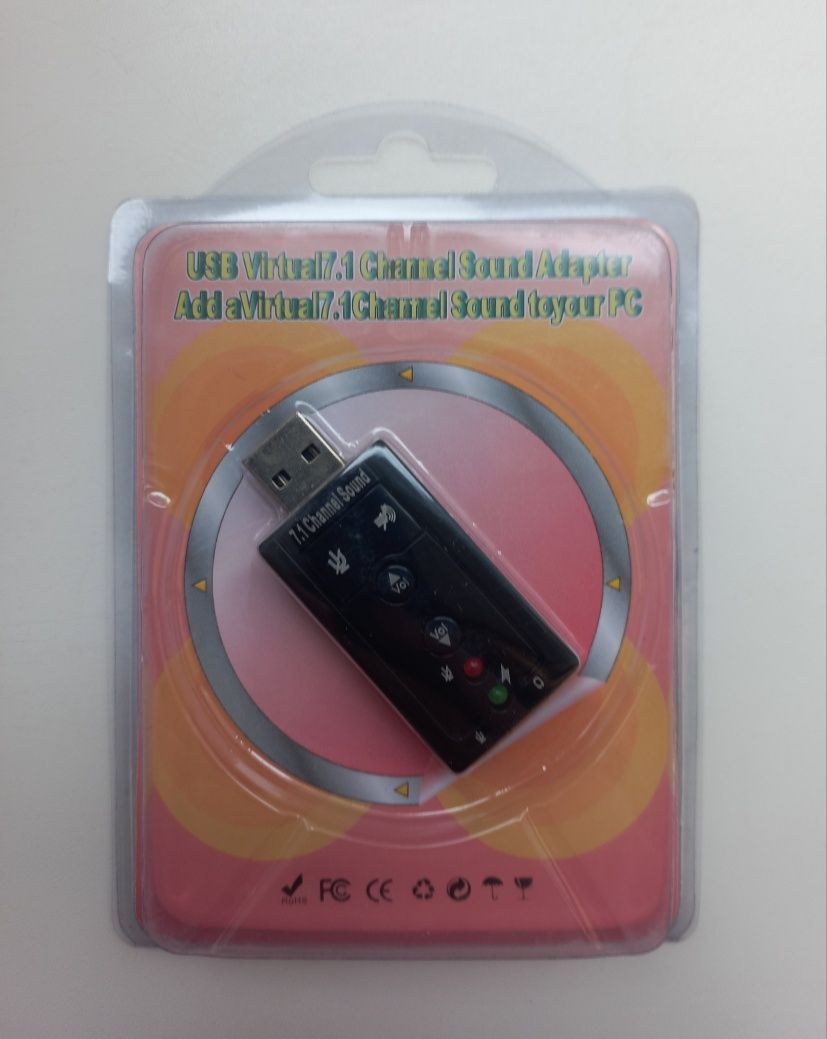 USB Аудио 7.1 внешняя звуковая карта