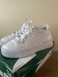 Białe trampki sneakersy Puma Cali platforma