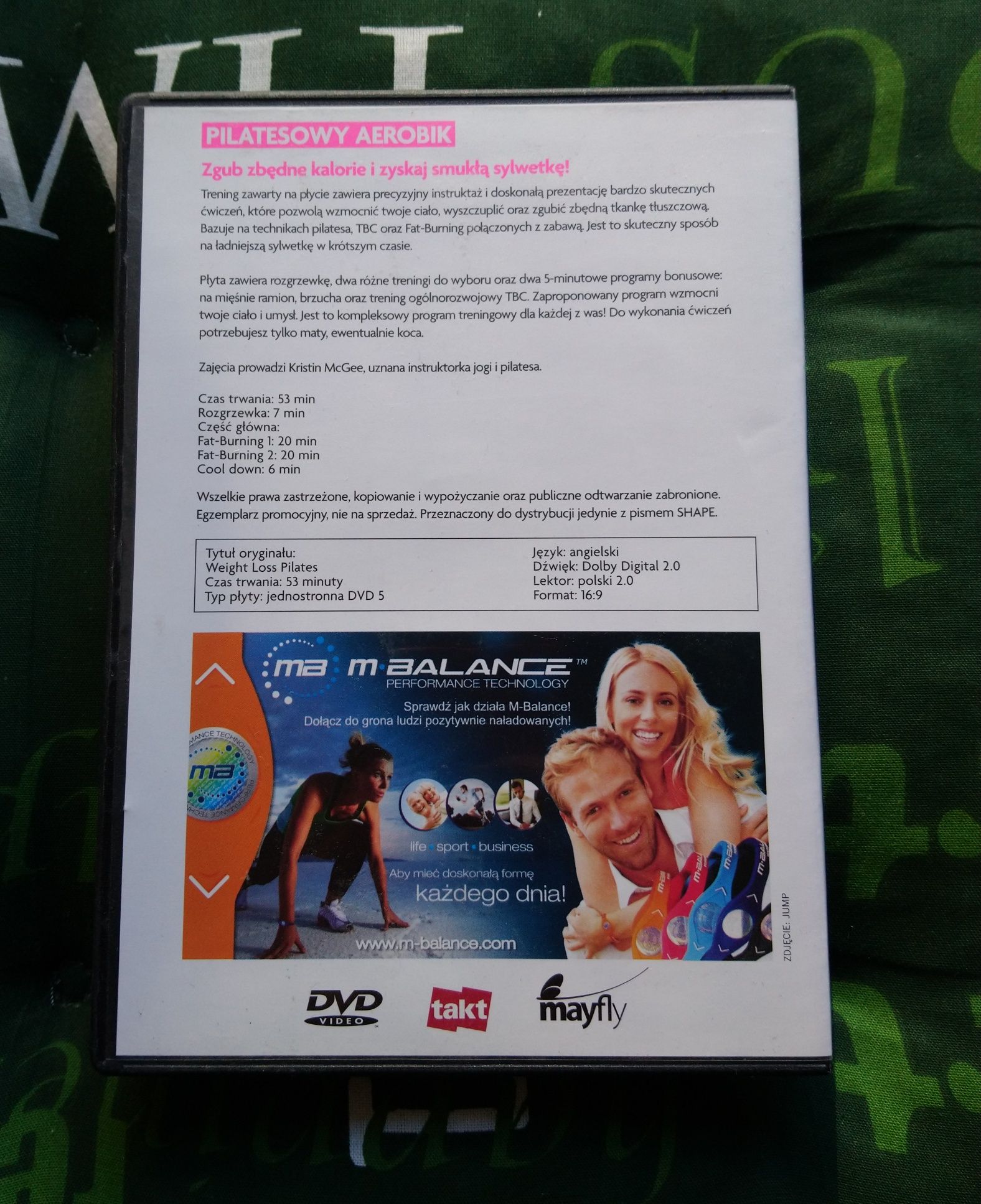 DVD trening Pilatesowy aerobic Shape