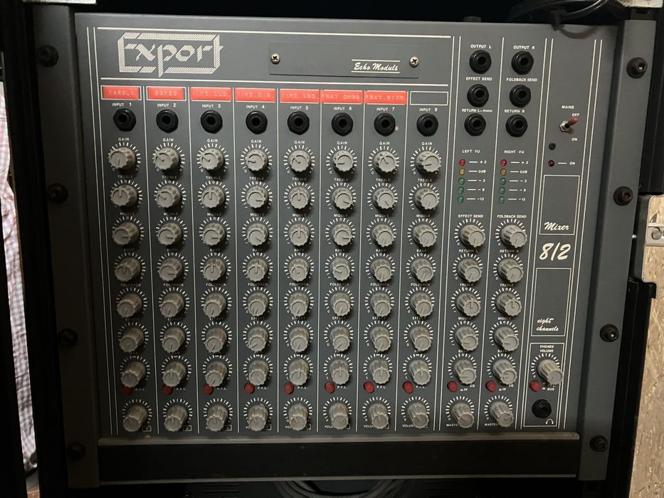 Amplificadores, mesa mistura e rack