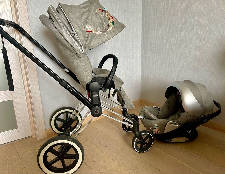 Продам Cybex Prime Koi  коляска  разом с Qloud Koi авто кресло люлька