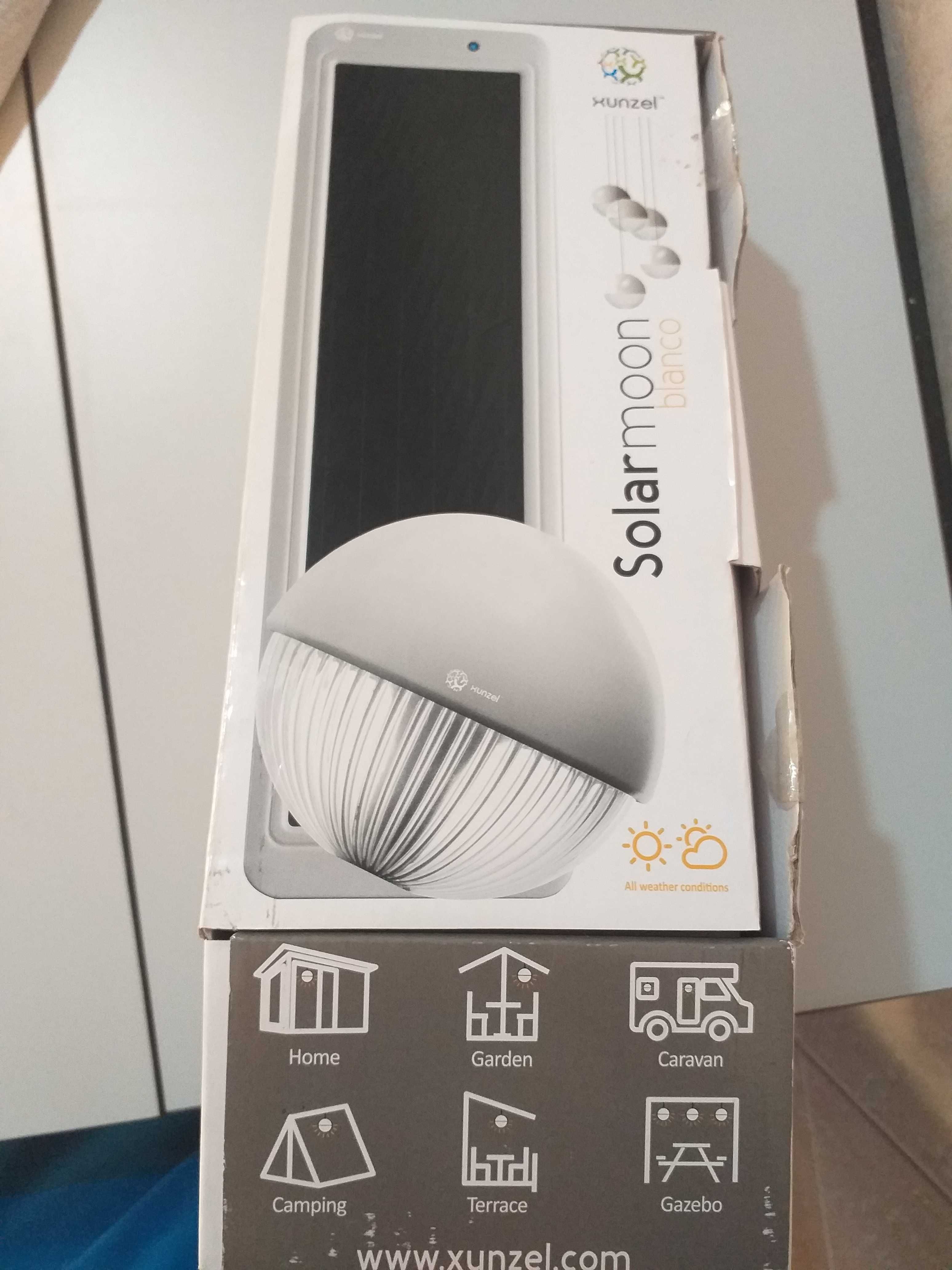Kit solar iluminação  led recarregável