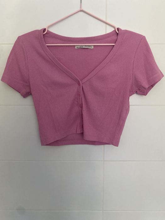 Camisola rosa Pull&Bear