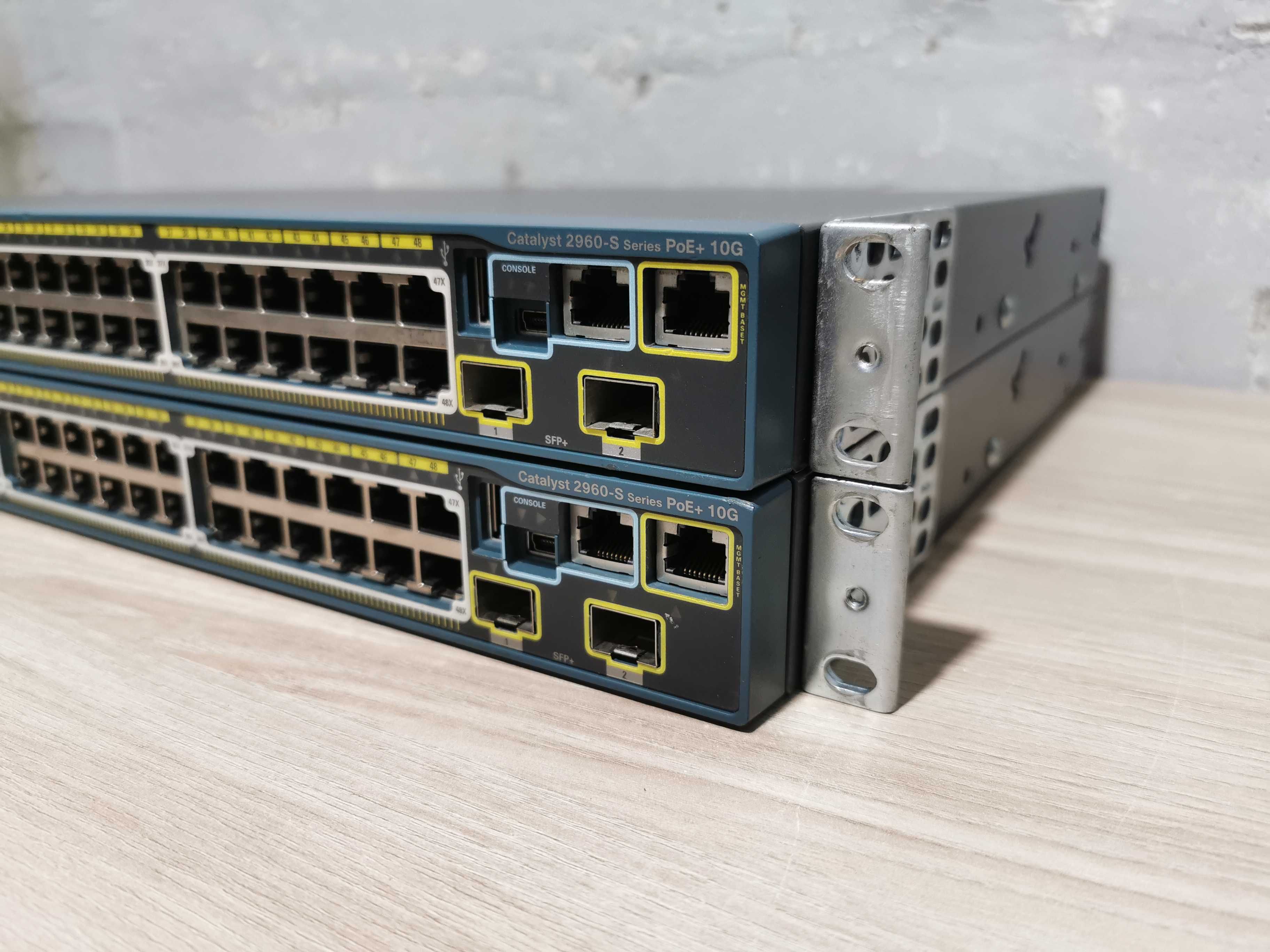 Коммутатор Cisco Catalyst 2960S-48LPD-L(POE+ 2 порта 10G)нал/безнал