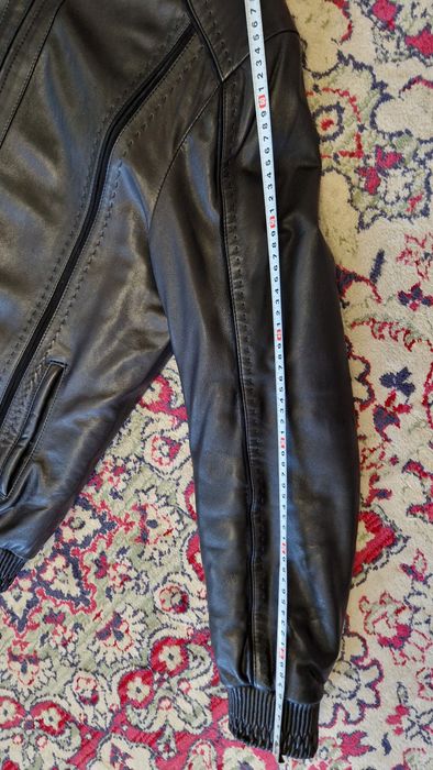 Куртка чоловіча шкіряна зимова