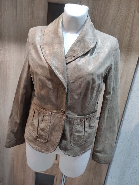Kurtka skórzana - skóra naturalna żakiet w rozm 38/40 zapraszam