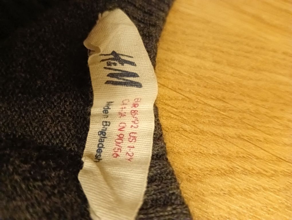 Zestaw Sweter 86 dla chłopca H&M sweterek