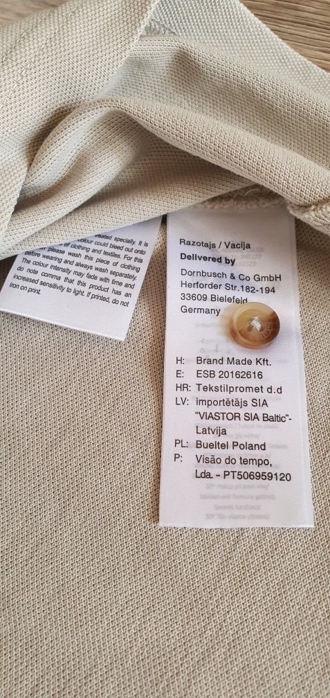 Nowa koszulka polo Camel Activ rozmiar M wymiary na zdjęciach