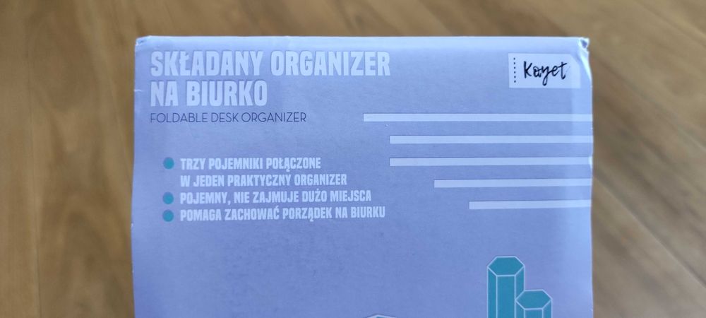 Składany organizer na biurko kayet